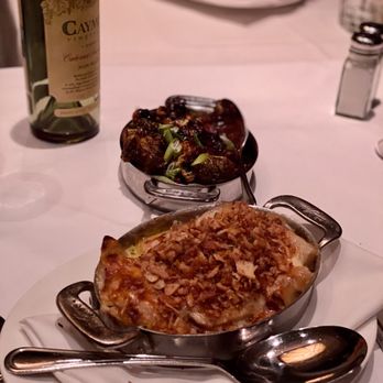 The Capital Grille - Au Gratin Potatoes and Soy Glazed Brussels Sprouts with Bacon - Steakhouses Near Me - Rosemont, Illinois The Capital Grille - Au Gratin Potatoes and Soy Glazed Brussels Sprouts with Bacon - Steakhouses Near Me - Rosemont, Illinois