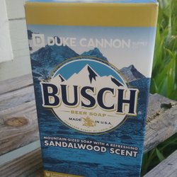 Buck Naked A Gentleman's Waxing Service - Busch Beer Soap!