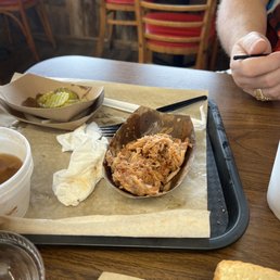 What's left of pulled pork What's left of pulled pork