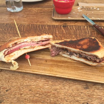 Doce Provisions - We split the El Cubano and Pan Con Bistec! Our favorites on the menu! - New American Near Me - Miami, Florida Doce Provisions - We split the El Cubano and Pan Con Bistec! Our favorites on the menu! - New American Near Me - Miami, Florida