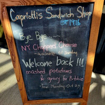 Capriotti's Sandwich Shop - The sign says - Capriotti's Sandwich Shop since 1976. - Sandwiches Near Me - Honolulu, Hawaii Capriotti's Sandwich Shop - The sign says - Capriotti's Sandwich Shop since 1976. - Sandwiches Near Me - Honolulu, Hawaii