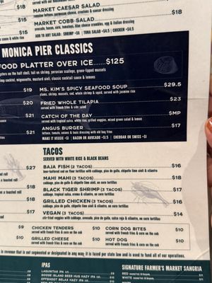 Menu photo 4 The Albright Santa Monica, CA