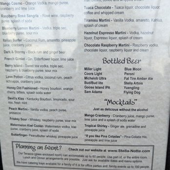 Stella Notte - Menu - Italian Near Me - Ellicott City, Maryland