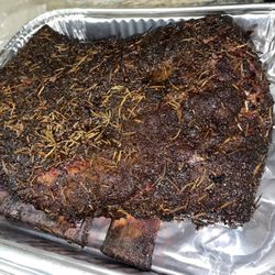 Ogburn Station Meat Market - Smoked short rib.