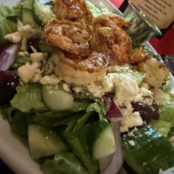 Frankie’s on Main - Salad with shrimp - Bars Near Me - Natchez, Mississippi