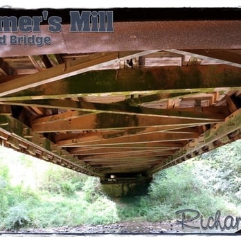 Cromer's Mill Covered Bridge - Underside (no trolls were detected). - Landmarks & Historical Buildings Near Me - Royston, Georgia