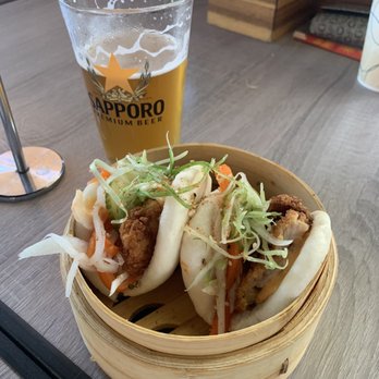 Ramen Lab Eatery - The only good thing here. Bao Bros Bun - Ramen Near Me - Boca Raton, Florida