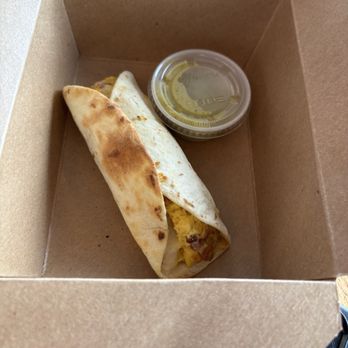 Grinder’s Coffee Bar - Bacon and egg taco - Coffee & Tea Near Me - Houston, Texas