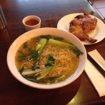 Sip & Chat - Egg noodles with Crispy Chicken - Restaurants Near Me - Balwyn, VIC
