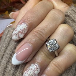 My wedding nail design