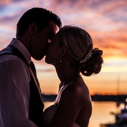 The Lake House - Paul Shannon Caterers - Sunset on The Terrace