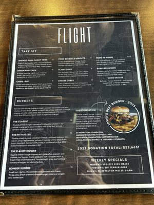 Menu photo 4 Flight Bar and Grill Huxley, IA Menu photo 4 Flight Bar and Grill Huxley, IA