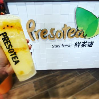 Presotea - Passion Fruit Pineapple Smoothie - Bubble Tea Near Me - Commerce Township, Michigan