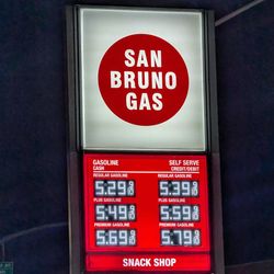 San Bruno Gas - $5.299 tonight