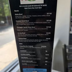 Po-Kay - Menu
