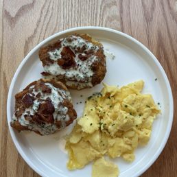 Kentucky Chicken Biscuit (scrambled egg instead of fried)