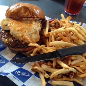 Pappas Burger - Lucy Juicy #2 Got a second burger and meal was free~ :D - Burgers Near Me - Houston, Texas Pappas Burger - Lucy Juicy #2 Got a second burger and meal was free~ :D - Burgers Near Me - Houston, Texas