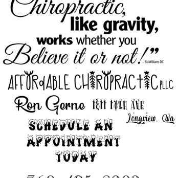 Affordable Chiropractic & - Massage Near Me - Longview, Washington Affordable Chiropractic & - Massage Near Me - Longview, Washington