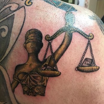 Stainless Tattoo Studios - Lady of justic - Tattoo Near Me - Dallas, Texas Stainless Tattoo Studios - Lady of justic - Tattoo Near Me - Dallas, Texas