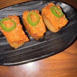 Crispy Rice with Spicy Tuna* Crispy Rice with Spicy Tuna*