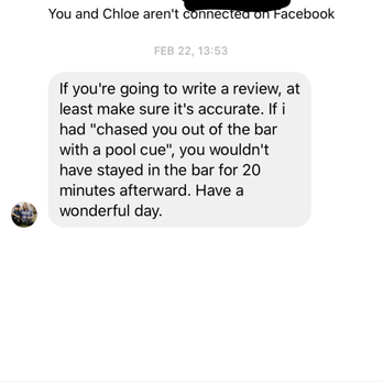 The Local 907 - Bartender went out of her way to find my BF on FB and tell him she didn't like his review. - Pubs Near Me - Renton, Washington