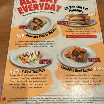 Loaded Cafe - Bellflower - Value Menu - Breakfast & Brunch Near Me - Bellflower, California