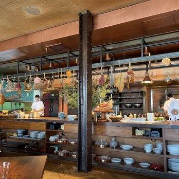 Angler - Open kitchen that warms up the dining room - Seafood Near Me - San Francisco, California