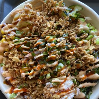 Poke Tiki - Small, 2 Proteins Bowl - Hawaiian Near Me - Tustin, California
