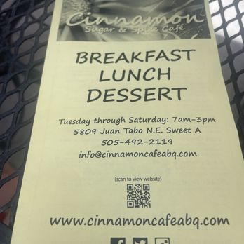 Cinnamon Sugar and Spice Cafe - Breakfast & Brunch Near Me - Albuquerque, New Mexico