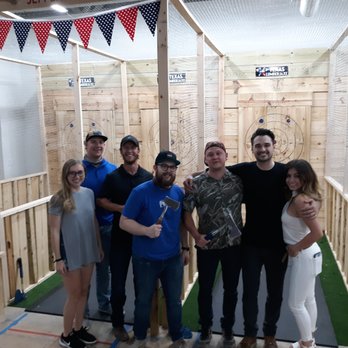Texas Lumberjaxe - Another birthday party for a special guy..good friends and axe throwing makes a good celebration at Texas lumberjaxe. - Axe Throwing Near Me - Carrollton, Texas