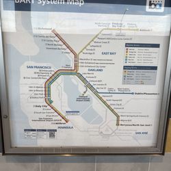 West Dublin/Pleasanton BART Station - Train routes