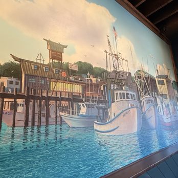 Walt's Wharf - Mural - Seafood Near Me - Seal Beach, California