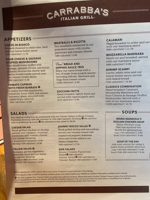 Menu photo 4 Carrabba's Italian Grill Hickory, NC
