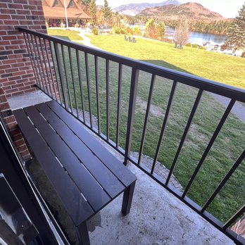 Crowne Plaza Lake Placid - Super uncomfortable and narrow balcony-we did not even use it. - Hotels Near Me - Lake Placid, New York