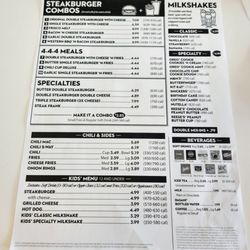 Steak ’n Shake - So limited now. This is why Culver's is packed and this place is empty