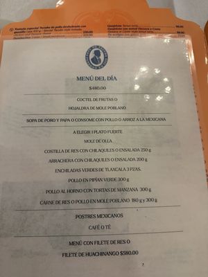 Menu photo 4 Café de Tacuba México, D.F., DIF