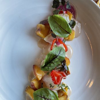 The Lark - Channel Islands Halibut Crudo - New American Near Me - Santa Barbara, California The Lark - Channel Islands Halibut Crudo - New American Near Me - Santa Barbara, California