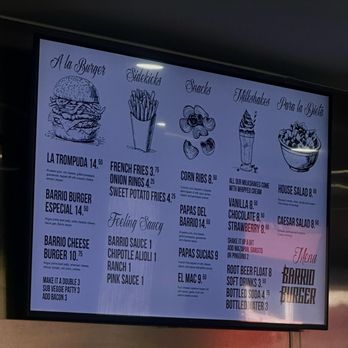 Barrio Burger - Menu - Burgers Near Me - San Diego, California Barrio Burger - Menu - Burgers Near Me - San Diego, California