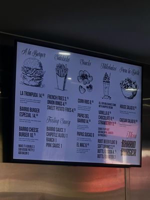 Menu photo 1 Barrio Burger San Diego, CA Menu photo 1 Barrio Burger San Diego, CA