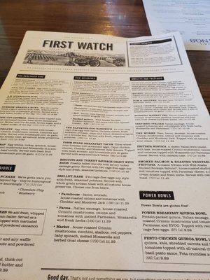 Menu photo 4 First Watch Phoenix, AZ