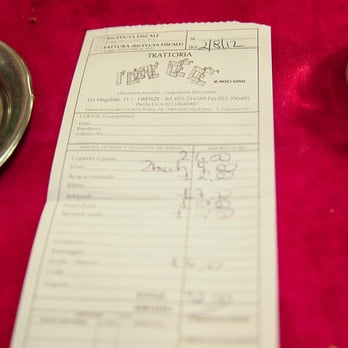 I'cchè c'è c'è - The bill - Tuscan Near Me - Florence, FI