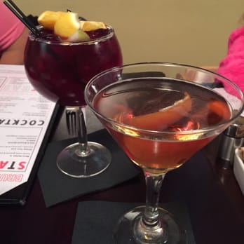 Tryst - Red sangria and La Seine in Boston (Knob Creek bourbon, courvoisier, Benedictine, sweet vermouth). - New American Near Me - Arlington, Massachusetts Tryst - Red sangria and La Seine in Boston (Knob Creek bourbon, courvoisier, Benedictine, sweet vermouth). - New American Near Me - Arlington, Massachusetts