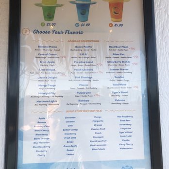 Tropical Sno - Main Menu - Ice Cream & Frozen Yogurt Near Me - Mountain Home, Idaho Tropical Sno - Main Menu - Ice Cream & Frozen Yogurt Near Me - Mountain Home, Idaho