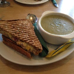 The Pizza Cafe - Tuna melt and vegetable soup