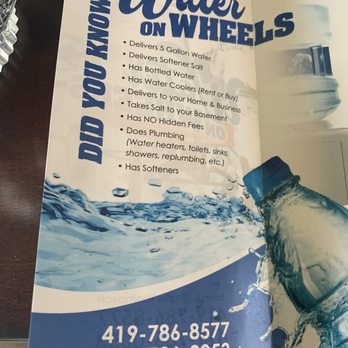 Water On Wheels - Brochure of services - Water Delivery Near Me - Grover Hill, Ohio