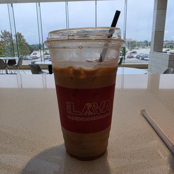 LAVA - Thai tea with cream and a splash of coffee - Thai Near Me - Lombard, Illinois LAVA - Thai tea with cream and a splash of coffee - Thai Near Me - Lombard, Illinois