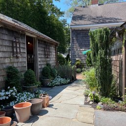 Outside patio area Outside patio area