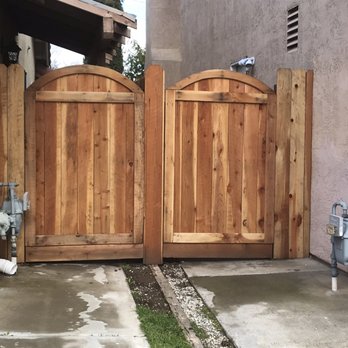 Saunders Construction - Finished custom gates for both main property and neighbor's property as well. - General Contractors Near Me - North Highlands, California Saunders Construction - Finished custom gates for both main property and neighbor's property as well. - General Contractors Near Me - North Highlands, California