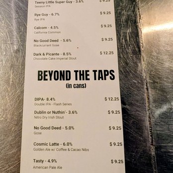 Byward Tap Room- Beyond The Pale - The tap Menu. - Breakfast & Brunch Near Me - Ottawa, Ontario Byward Tap Room- Beyond The Pale - The tap Menu. - Breakfast & Brunch Near Me - Ottawa, Ontario