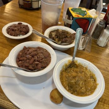 Shrimp Boat Manny's - Cajun Trio! With Red beans and rice, dark roux gumbo and shrimp and crawfish etouffe! Delicious!! - Southern Near Me - Livingston, Texas Shrimp Boat Manny's - Cajun Trio! With Red beans and rice, dark roux gumbo and shrimp and crawfish etouffe! Delicious!! - Southern Near Me - Livingston, Texas